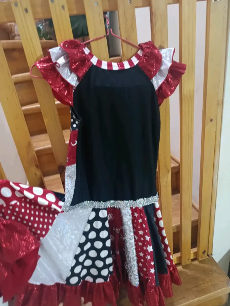 Vestido o disfraz de animadora de futbol - 6