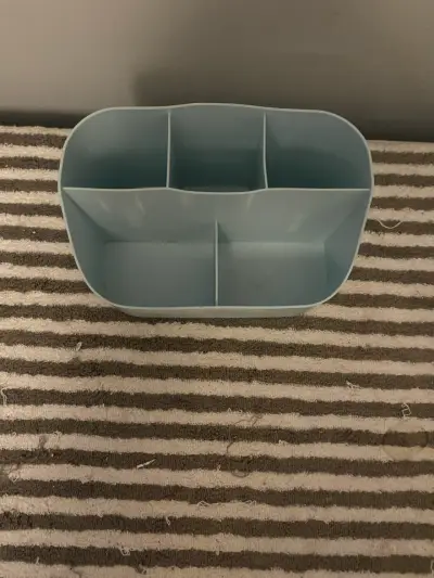 Organizador azul de plástico - miniatura 3