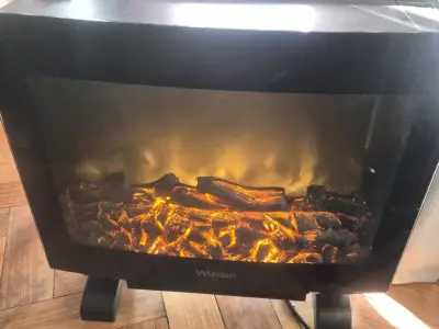 Chimenea eléctrica estilo moderno - miniatura 1