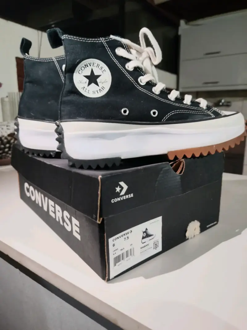 Zapatillas Converse negras altas - 3
