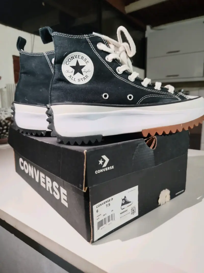 Zapatillas Converse negras altas - 4