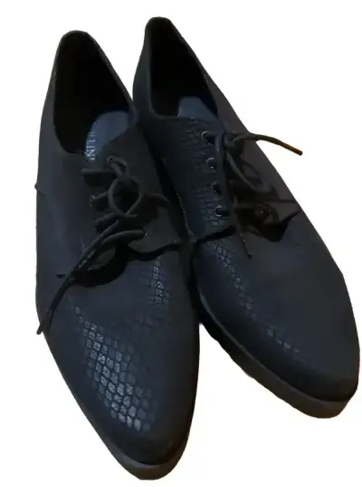Zapatos formales negros Unisex Pollini  Talla 41 - miniatura 3