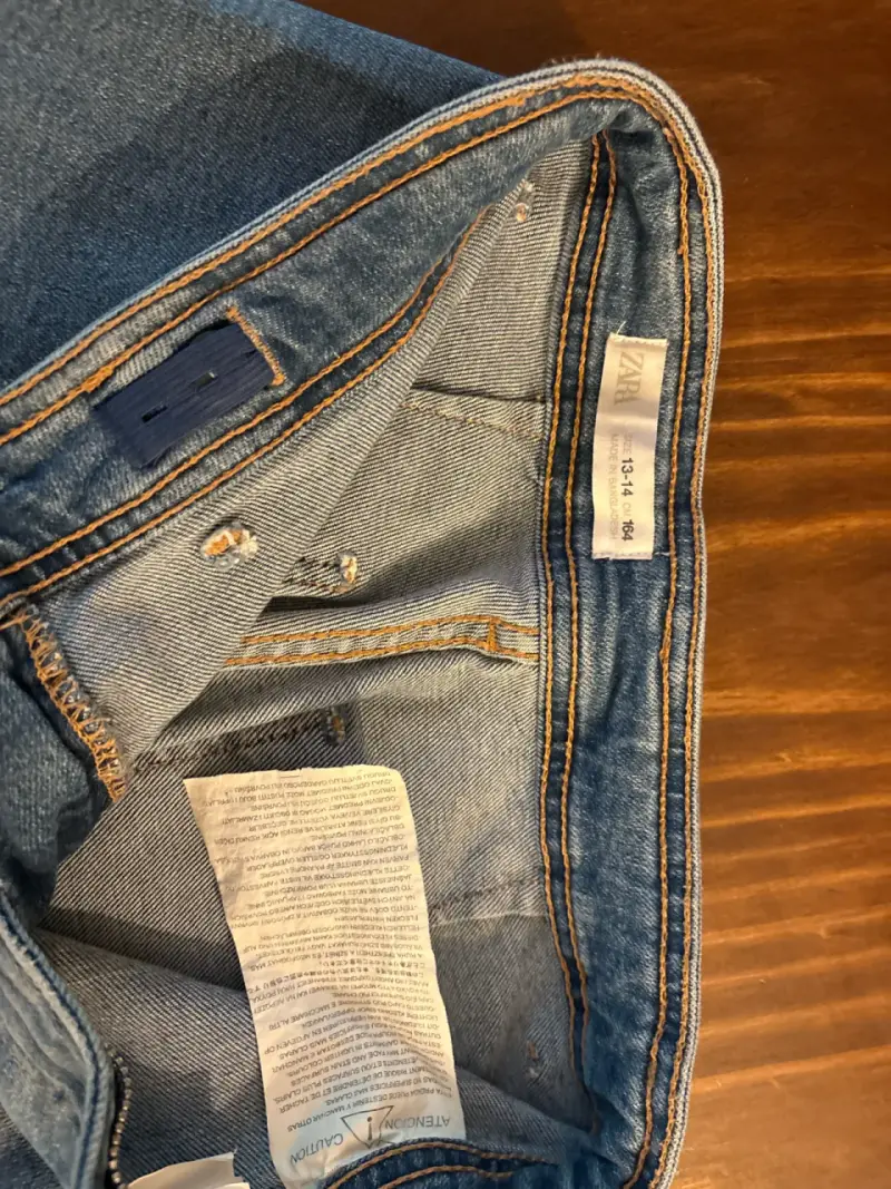 Jeans anchos azul - 2