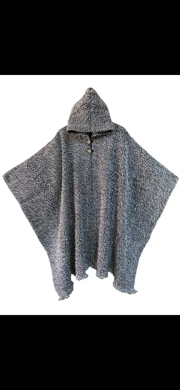 Poncho lana de alpaca - 2