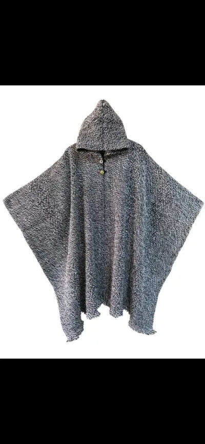 Poncho lana de alpaca - miniatura 2