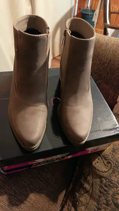 Botines camel mujer - miniatura 1
