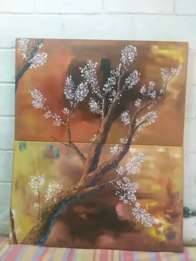 Cuadro de flores en árbol - miniatura 3