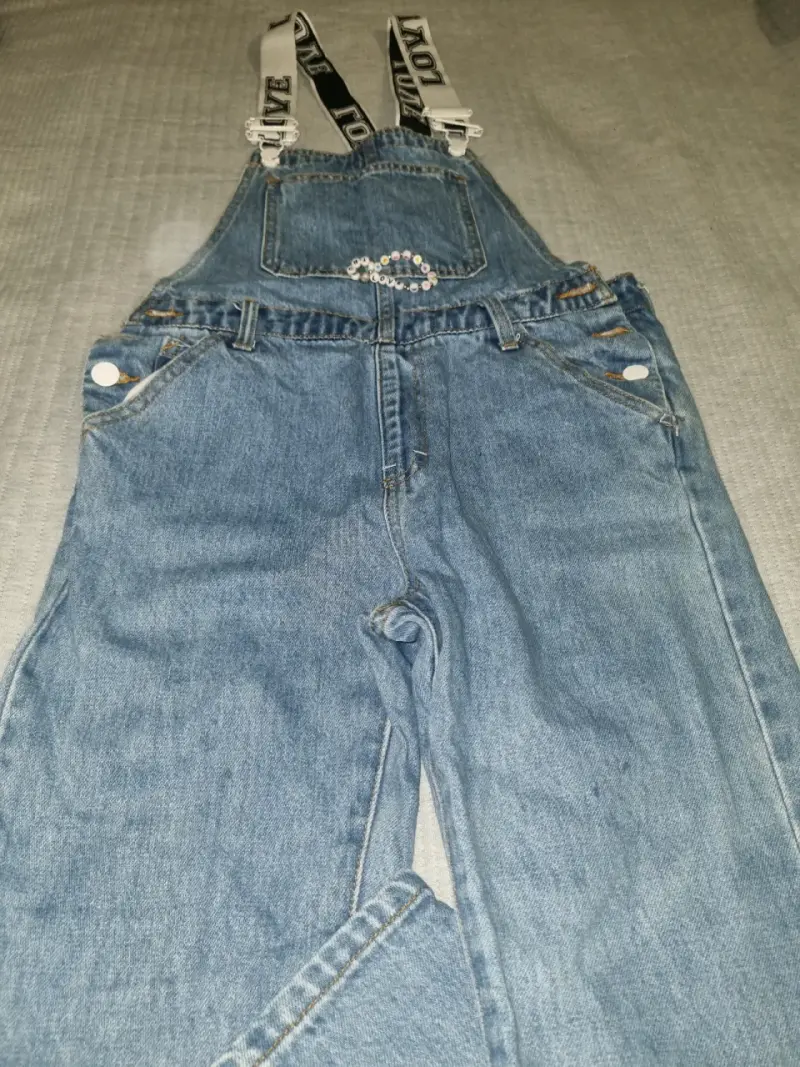 Overall de mezclilla con tirantes - 2