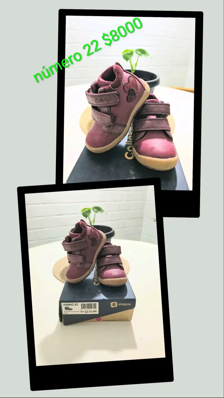 Zapatillas moradas número 22 - 1