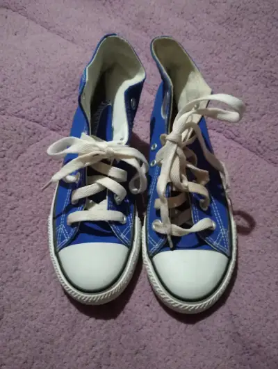 Zapatillas altas azules - miniatura 2