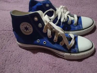 Zapatillas altas azules - miniatura 3