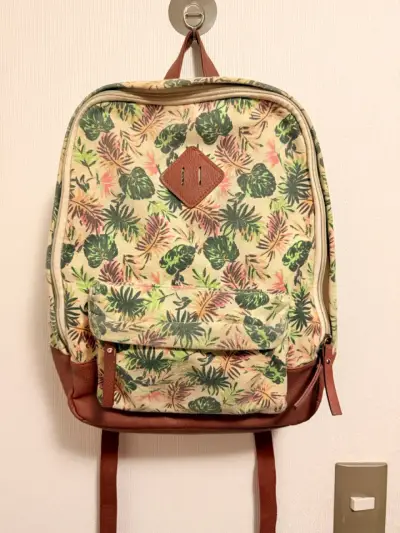 Mochila estampada tropical - miniatura 1