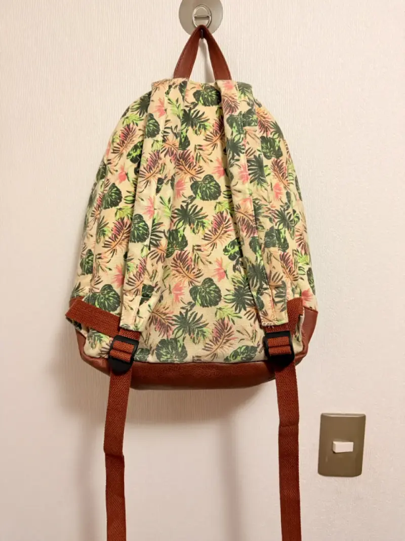 Mochila estampada tropical - 2