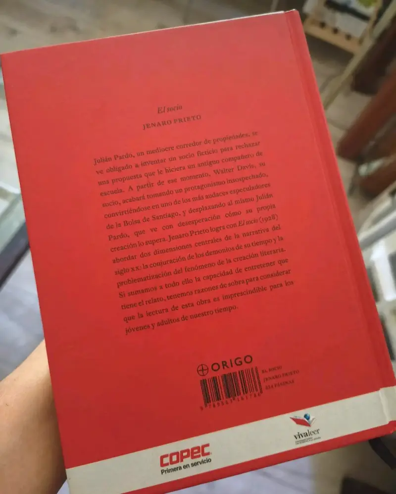 Libro 'El Socio' de Jenaro Prieto - 3
