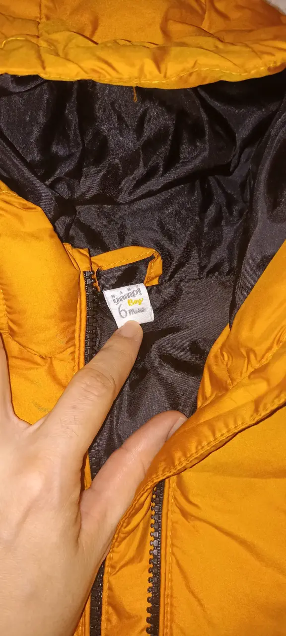 Chaleco acolchado amarillo niño - 2