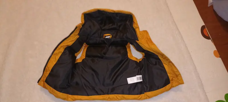 Chaleco acolchado amarillo niño - 3