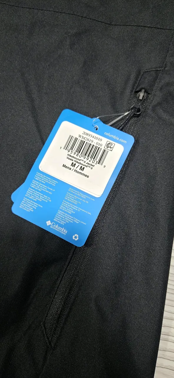 Chaqueta impermeable Columbia negra - 3