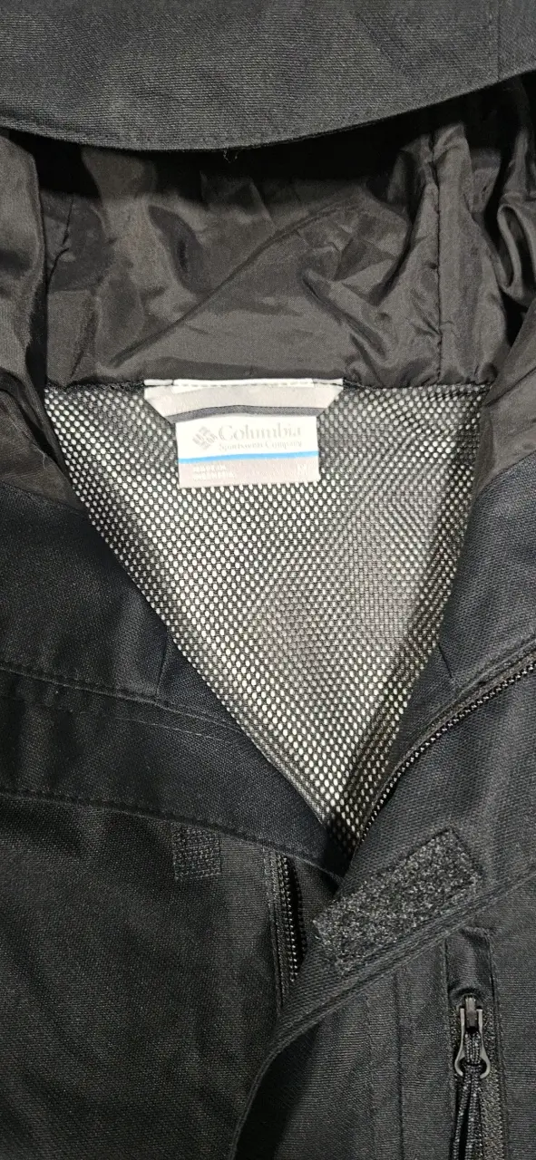 Chaqueta impermeable Columbia negra - 5
