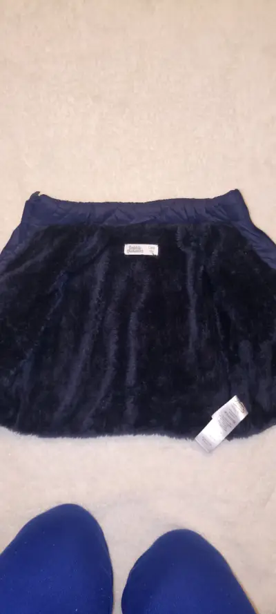 Chaqueta acolchada azul para niños - miniatura 3