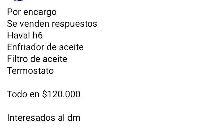 Repuestos Haval H6 - 3
