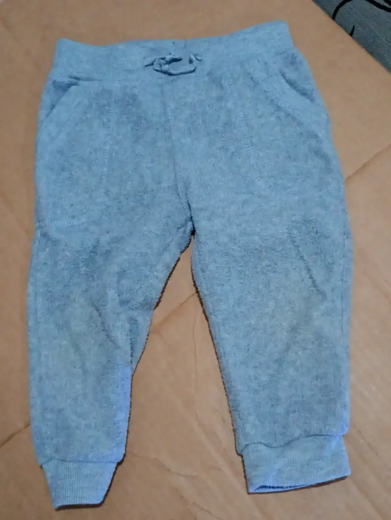 Pantalón de algodón gris