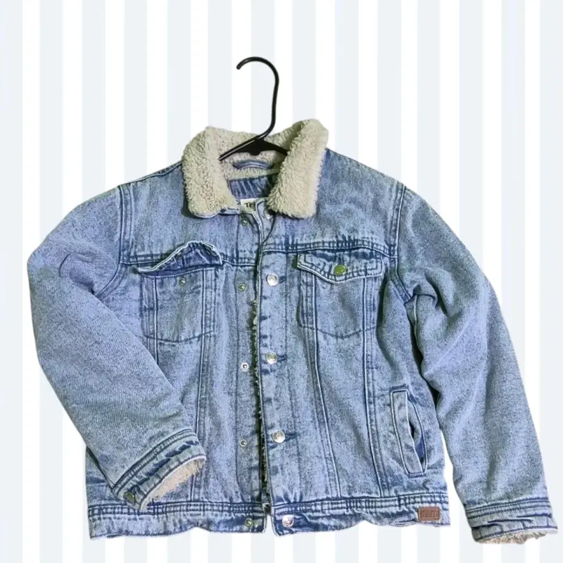 Chaqueta de mezclilla forrada