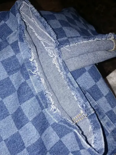Jeans con diseño a cuadros - miniatura 5