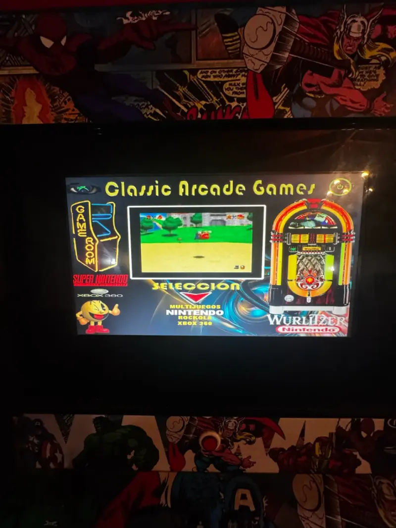 Máquina arcade temática Marvel - 4