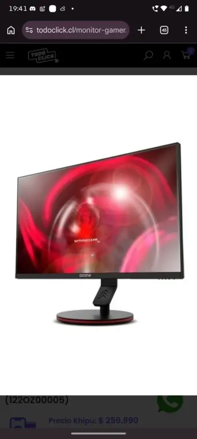 Monitor gaming Ozone 24.5 pulgadas - miniatura 5