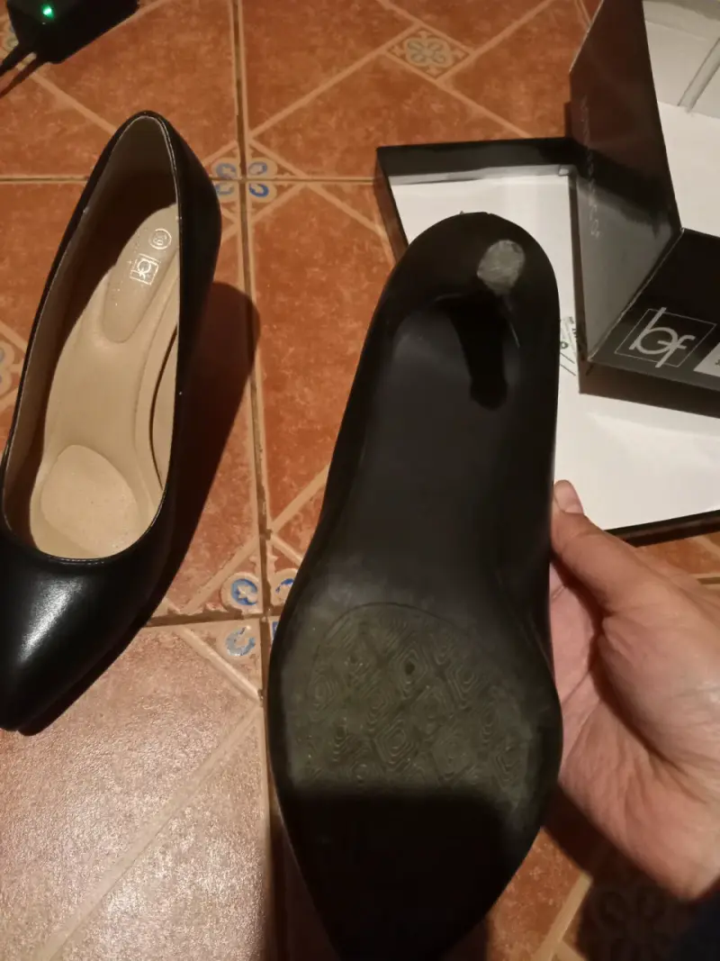 Zapatos de taco negro elegantes - 2