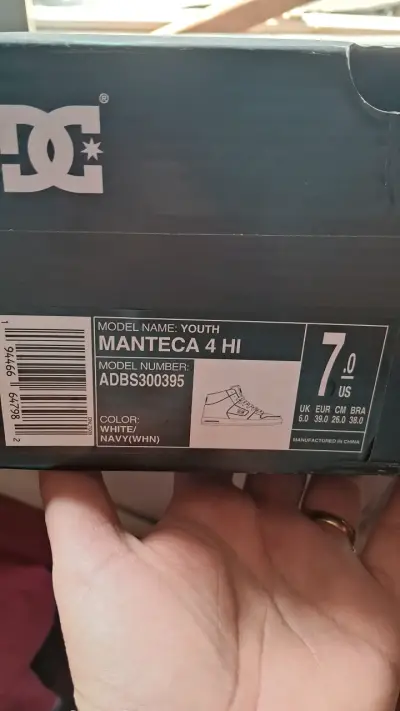 Zapatillas deportivas DC verde y blanco - miniatura 4