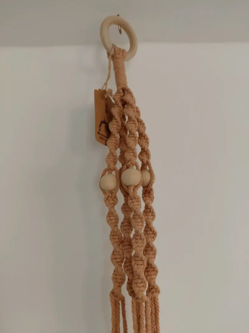Colgador de macramé para plantas - 2