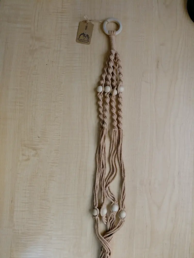 Colgador de macramé para plantas - 3
