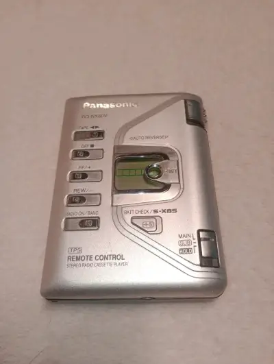 Walkman Panasonic plateado carcasa aluminio - miniatura 1