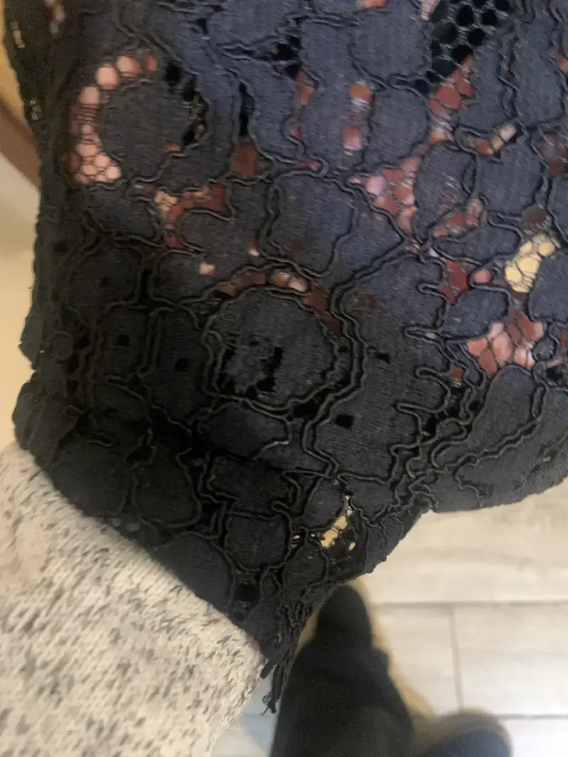 Vestido encaje negro nuevo - 4