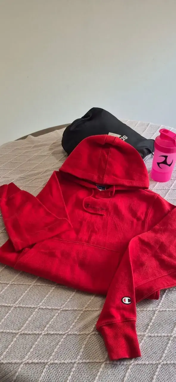 Polerón rojo con capucha CHAMPION