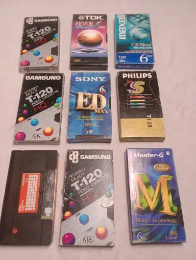 Lote de cintas VHS varias marcas - miniatura 1