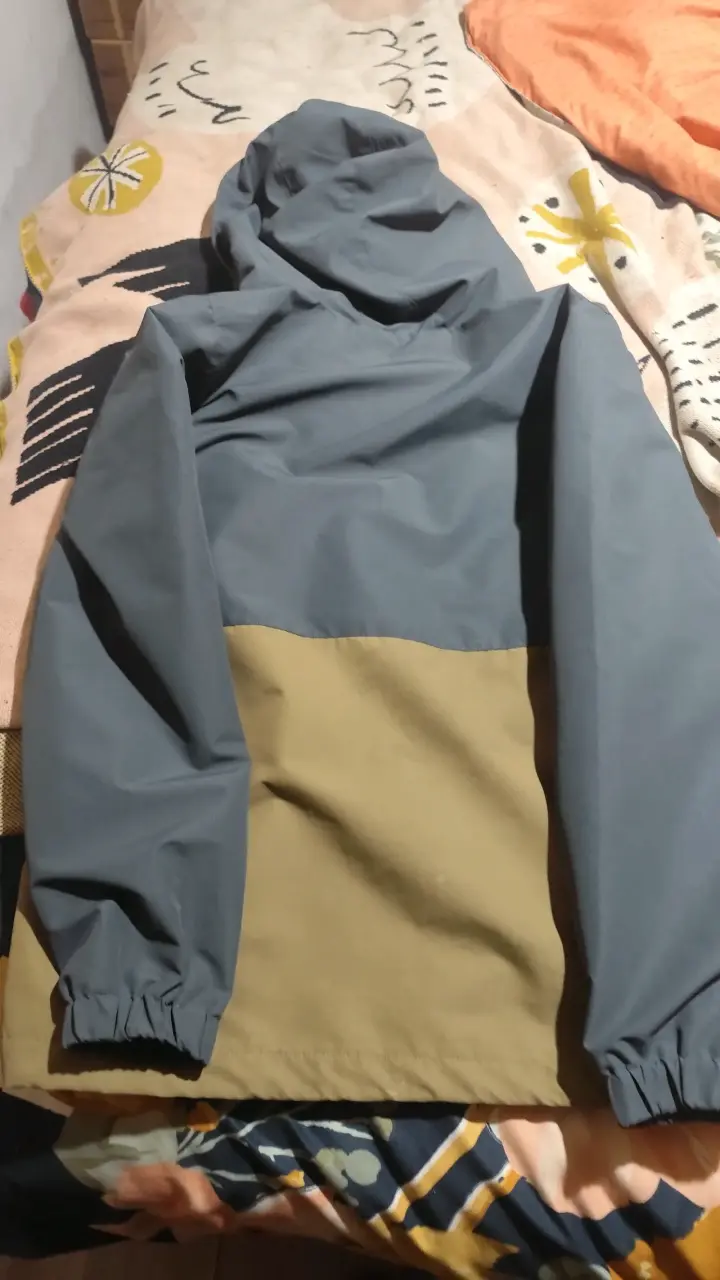 Chaqueta impermeable bicolor - 6