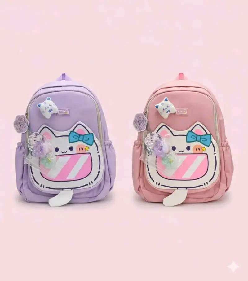 Mochilas infantiles gato kawaii - 1