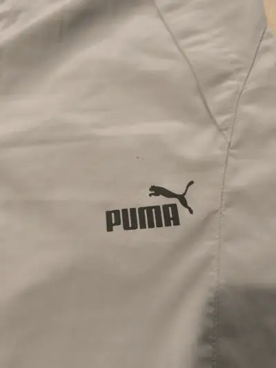 Pantalon Puma gris claro 3/4 - miniatura 1