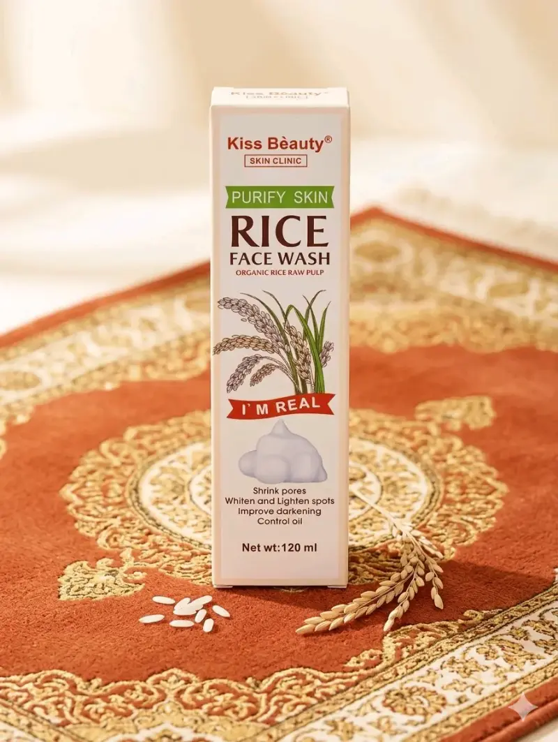 Limpiador facial de arroz Kiss Beauty