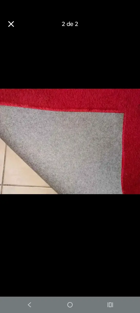 Alfombra roja para sala - 2