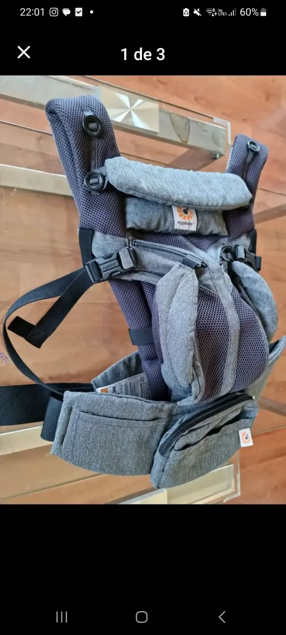 Mochila porta bebé ergonómica - 1