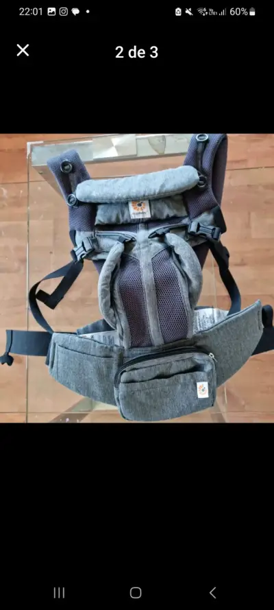 Mochila porta bebé ergonómica - miniatura 2