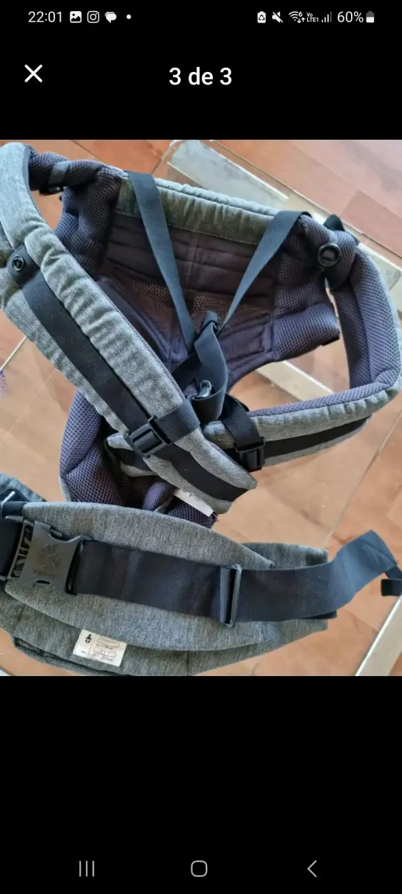 Mochila porta bebé ergonómica - 3