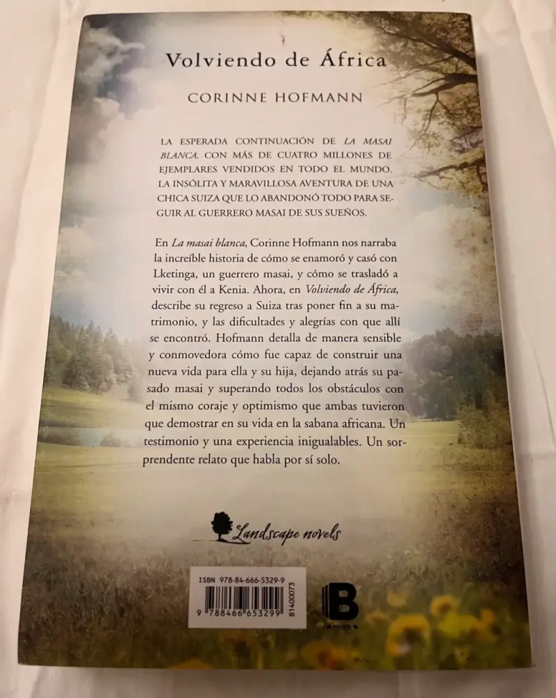 Libro Volviendo de África, Corinne Hofmann - 2