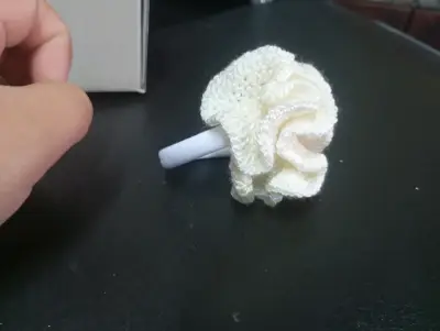 Coletero verde tejido a mano - miniatura 3