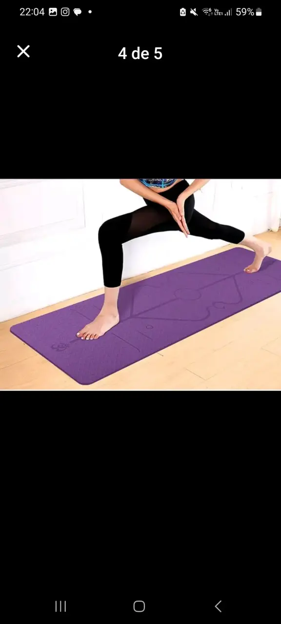 Mat de yoga  antideslizante - 1