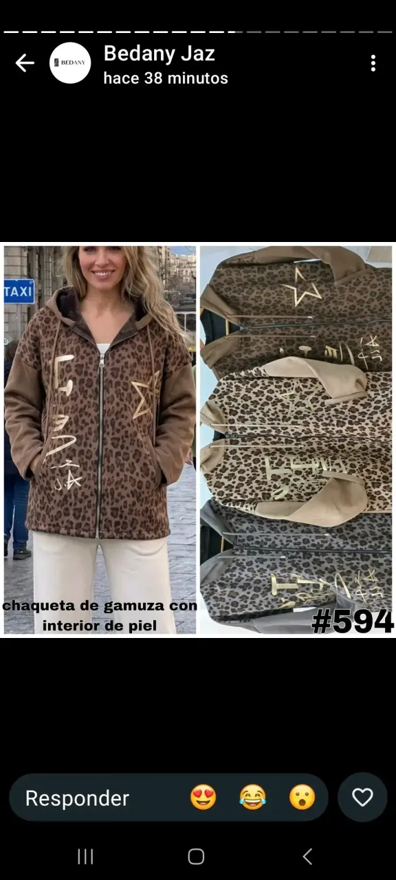 Abrigo estampado leopardo - 2