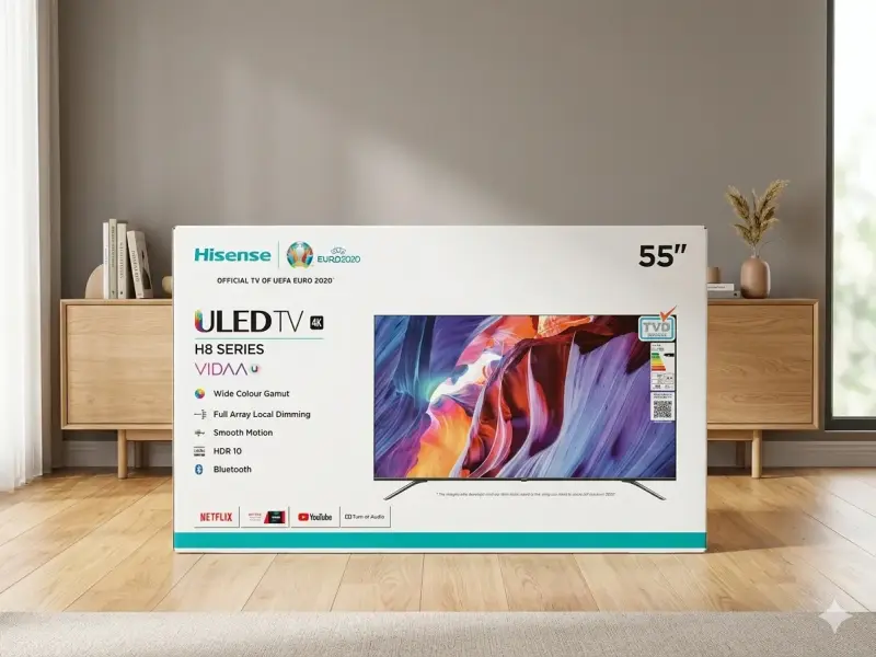 Smart tv Hisense 55 4k Uled vidaa - 2